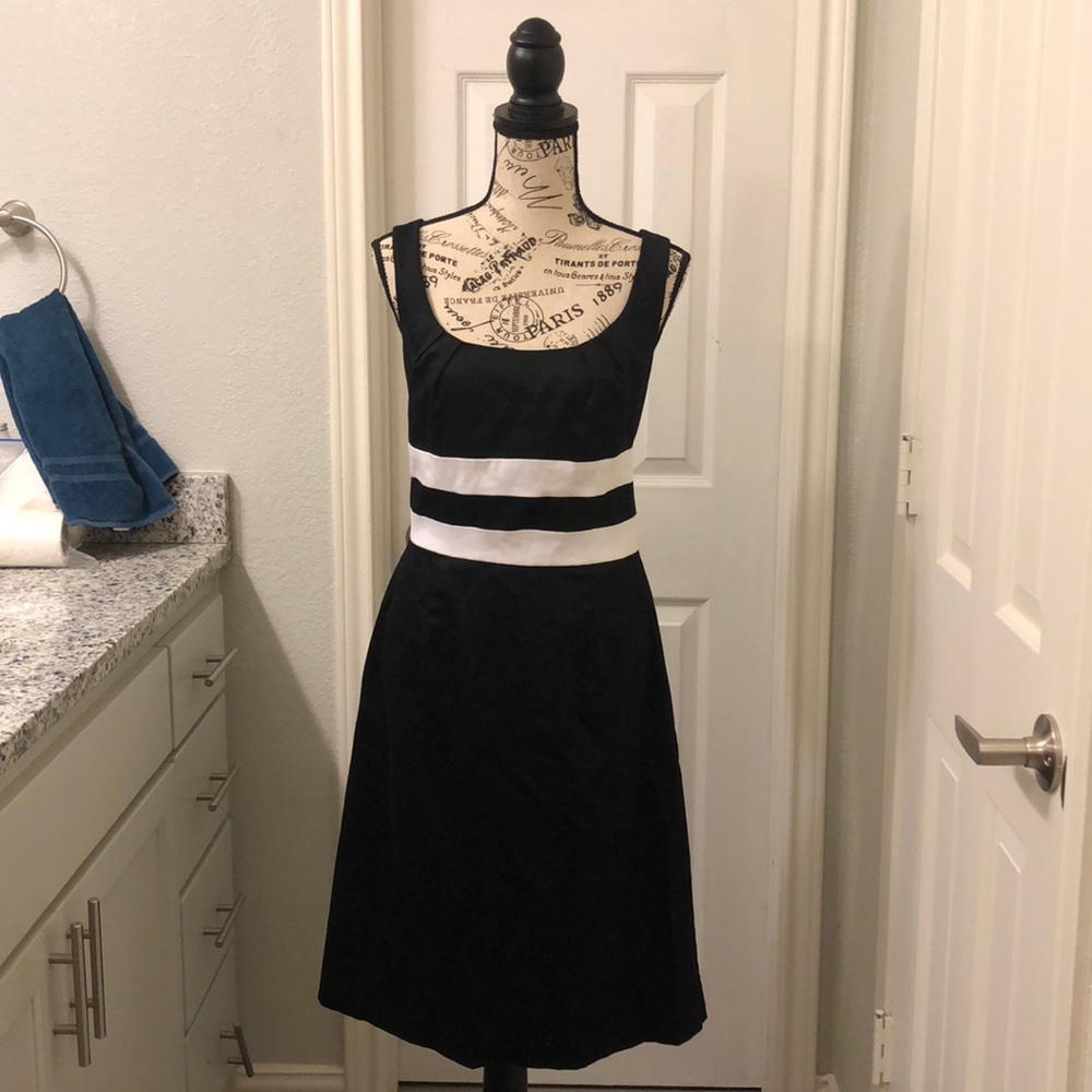 NWT Black and White Sun Dress
